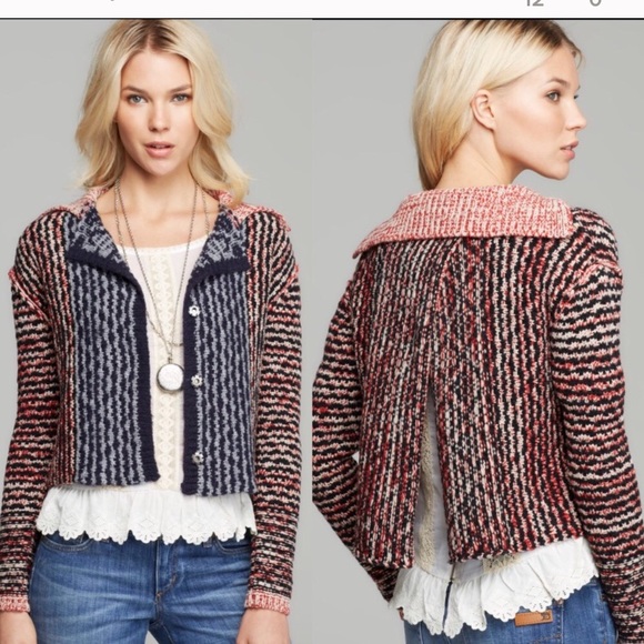 Free People Sweaters - Free People Open Back Crop Cardigan